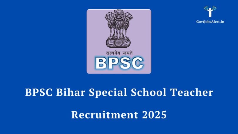 BPSC Special Teacher Vacancy 2025