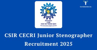 CECRI Stenographer Vacancy 2025