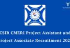 CSIR CMERI Project Staff Recruitment 2025