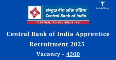 Central Bank Apprentice Notification 2025