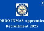DRDO INMAS Apprentice Recruitment 2025