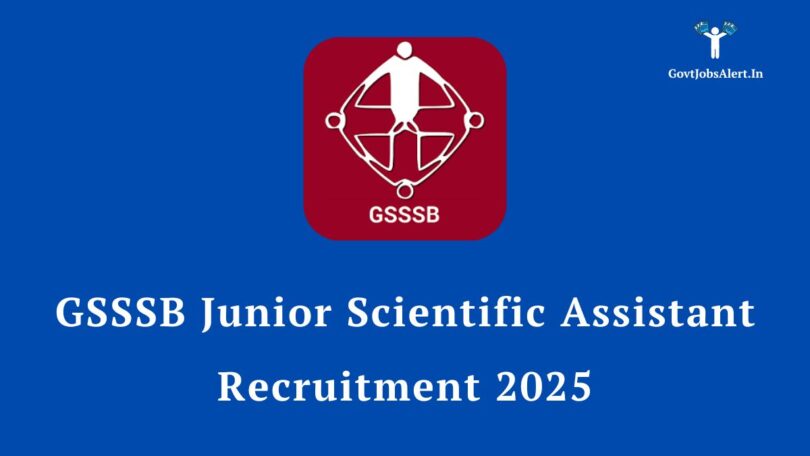 Gujarat Scientific Assistant Jobs 2025