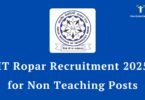 IIT Ropar Non-Teaching Recruitment 2025