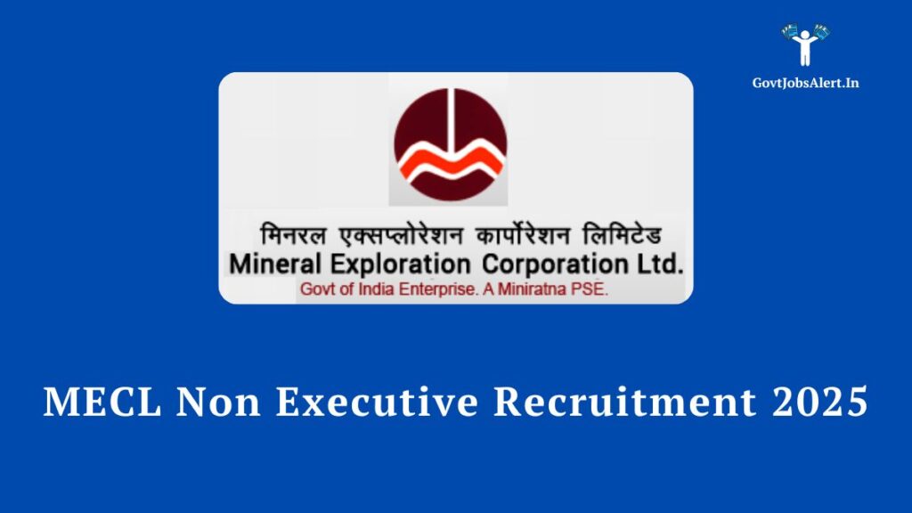 MECL Non-Executive Recruitment 2025