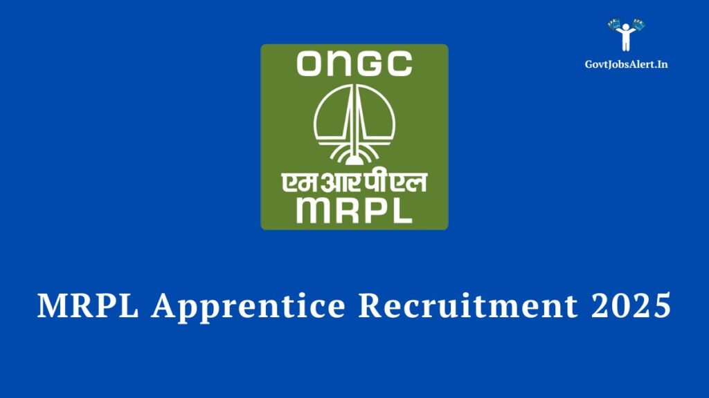 MRPL Apprentice Recruitment 2025