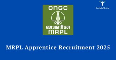 MRPL Apprentice Recruitment 2025