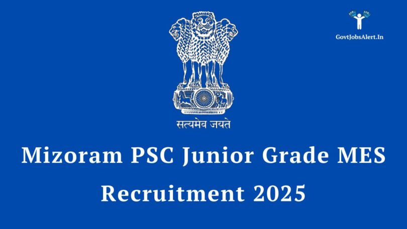 Mizoram MES vacancy 2025