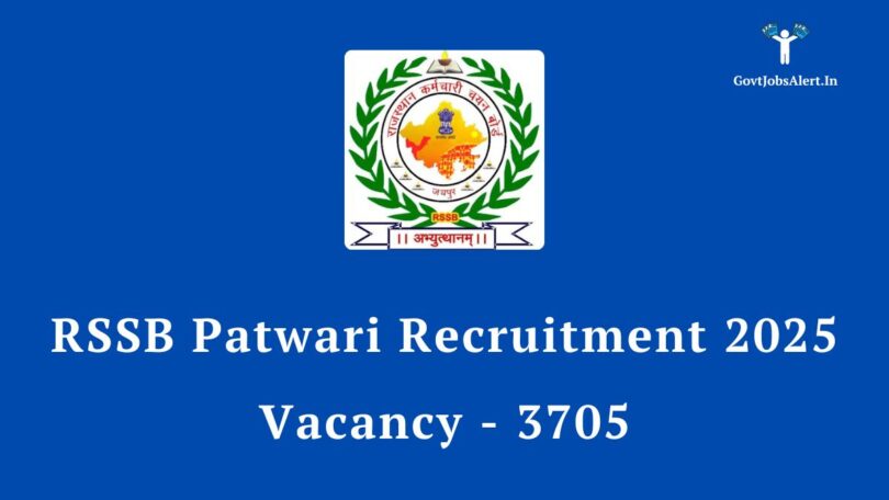 RSSB Patwari Recruitment 2025