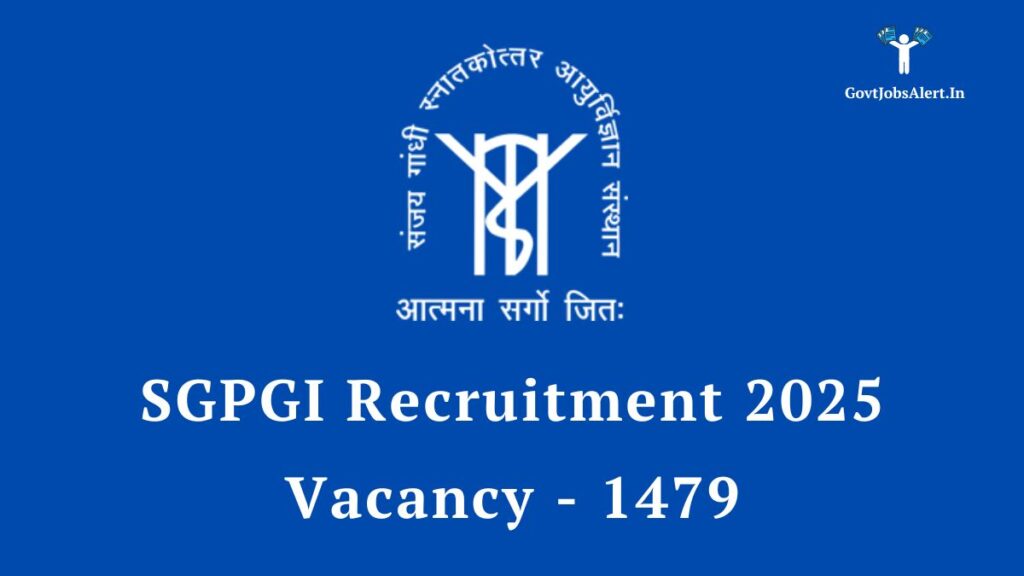 SGPGI Nursing Officer Recruitment 2025