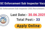 BPSSC ESI Recruitment 2025