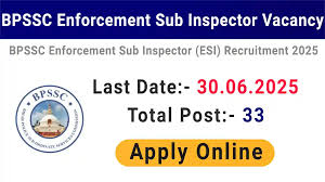 BPSSC ESI Recruitment 2025