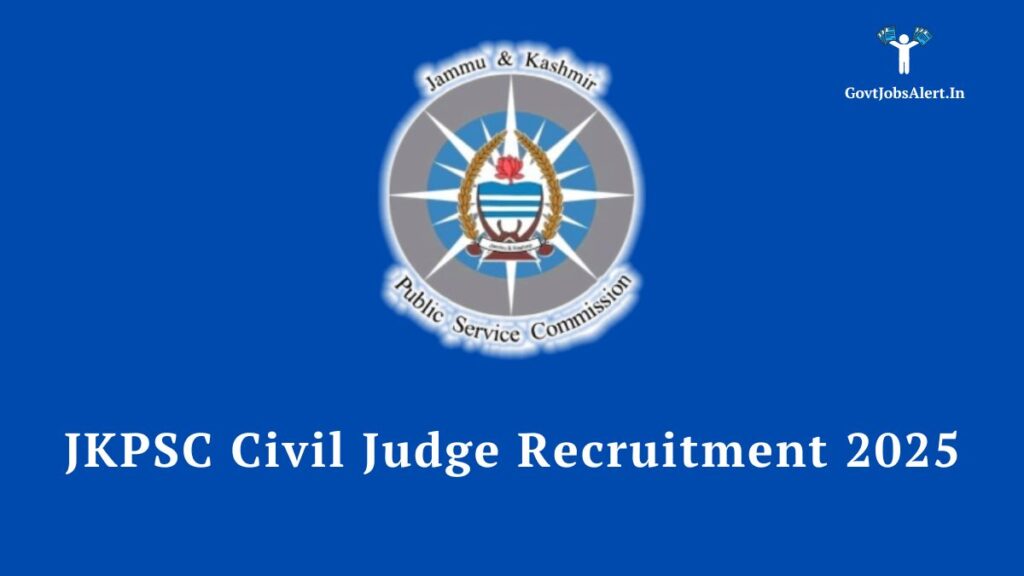 JKPSC Civil Judge Recruitment 2025
