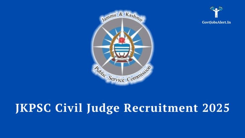 JKPSC Civil Judge Recruitment 2025