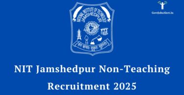NIT Jamshedpur Vacancy 2025