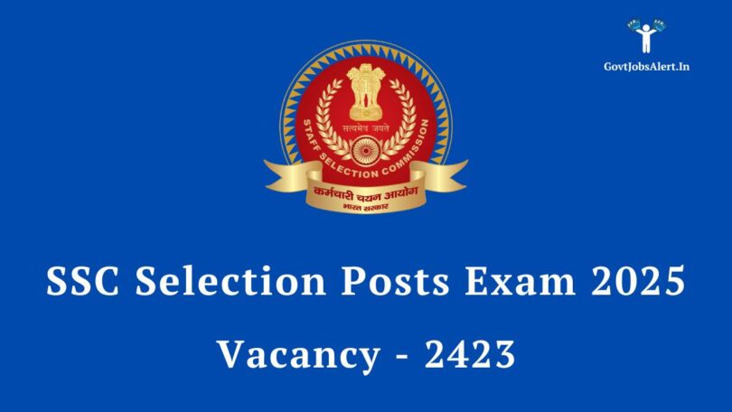 SSC Selection Post Phase 13 Notification 2025